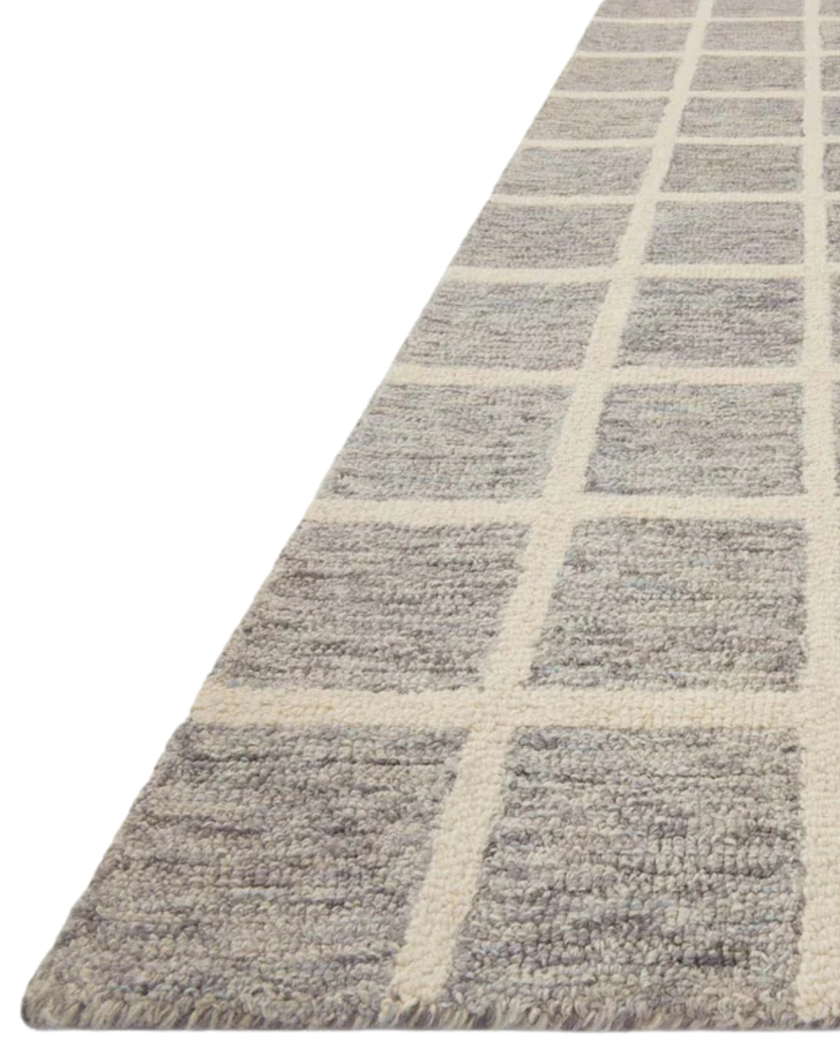 Polly CJ Slate + Ivory Hand Tufted Rug