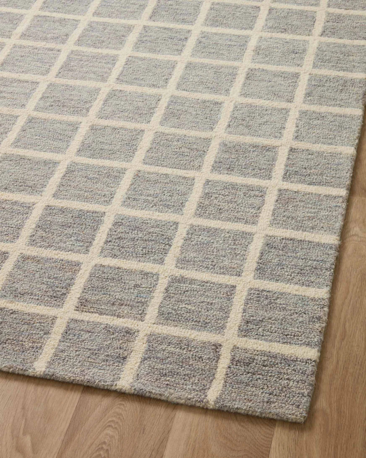 Polly CJ Slate + Ivory Hand Tufted Rug
