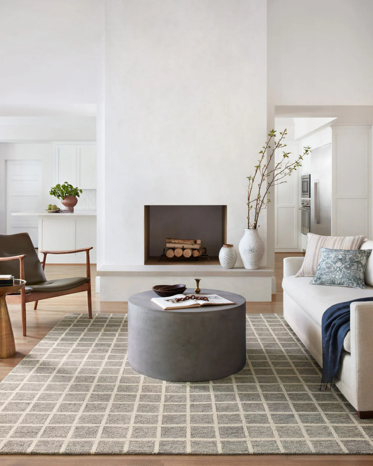 Polly CJ Slate + Ivory Hand Tufted Rug