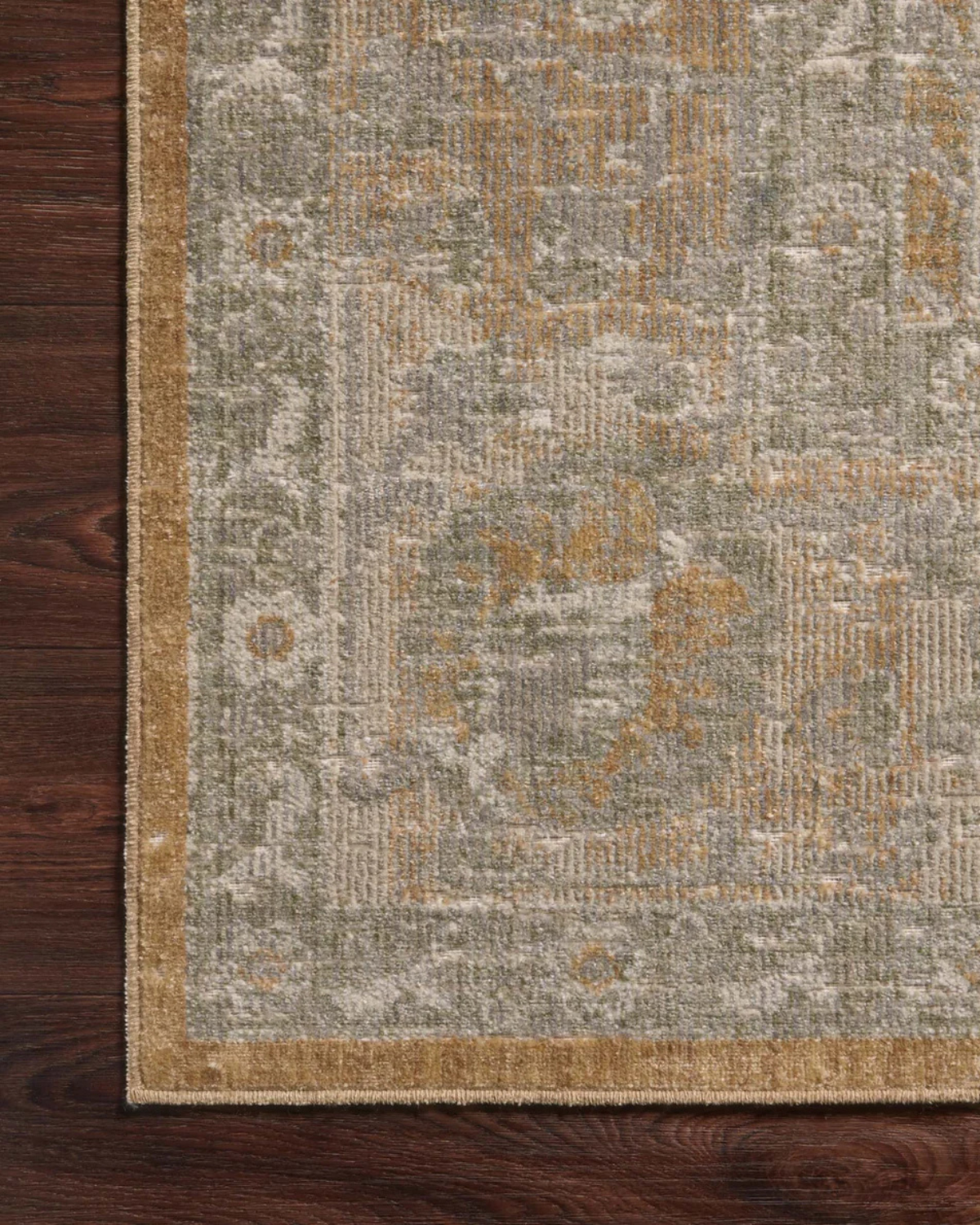 Rosemarie CJ Gold + Sand Vintage Rug