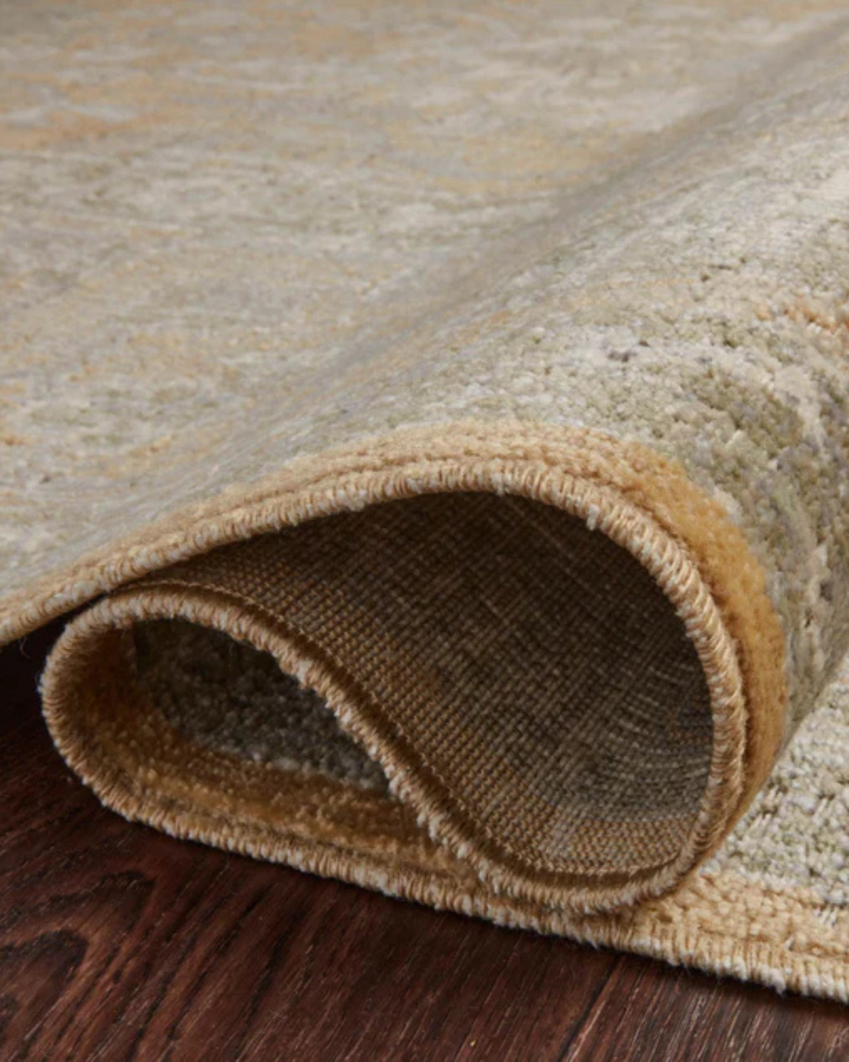Rosemarie CJ Gold + Sand Vintage Rug
