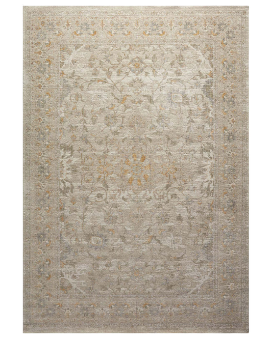 Rosemarie CJ Ivory + Natural Vintage Rug
