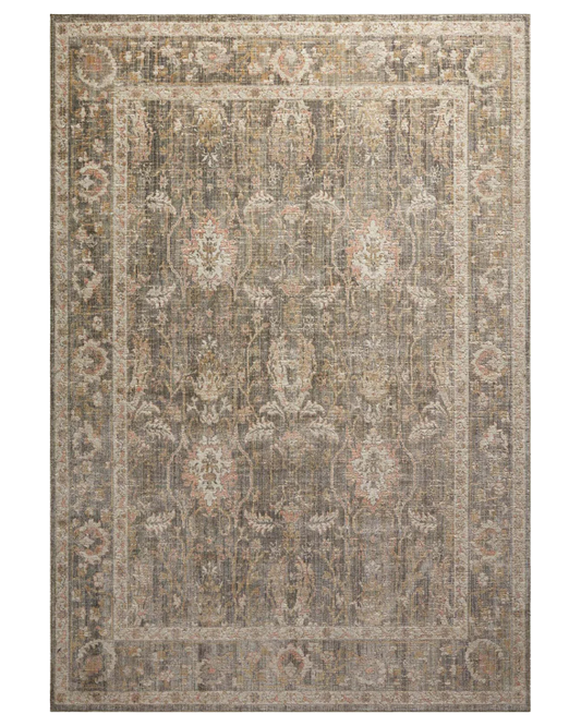 Rosemarie CJ Sage + Blush Vintage Rug