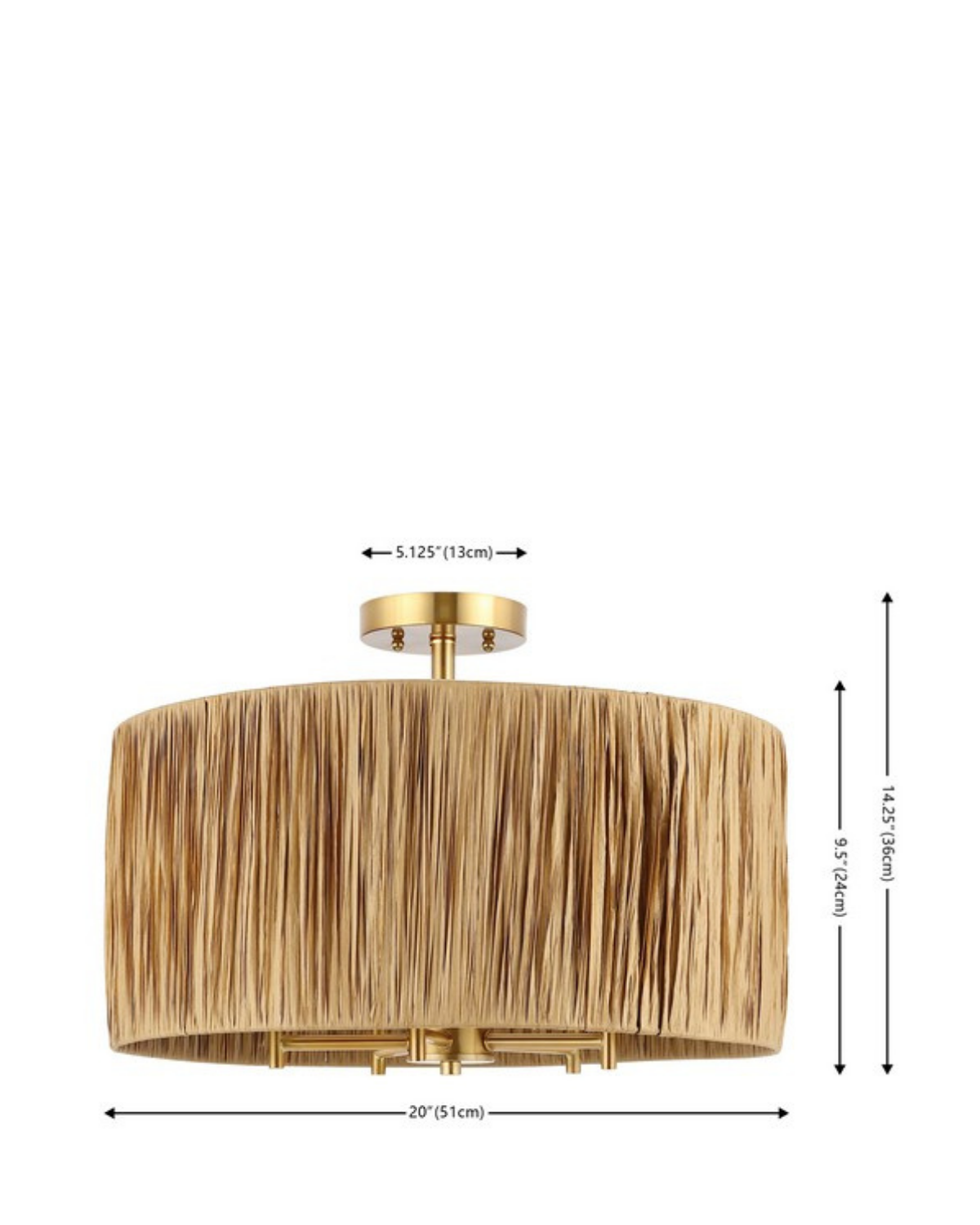 Selah 5-Light Flush Mount