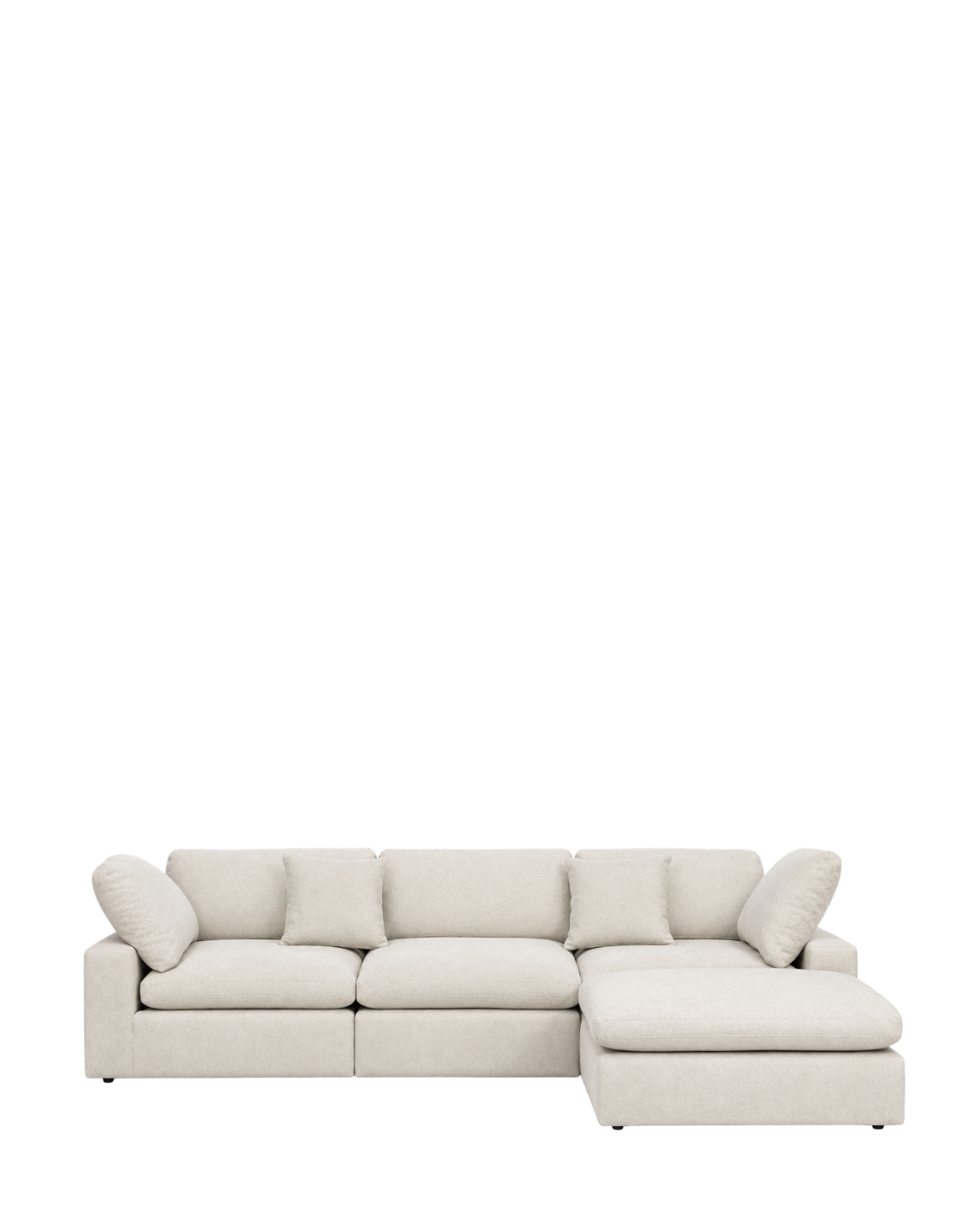Shiloh 4pc Sectional Alabaster