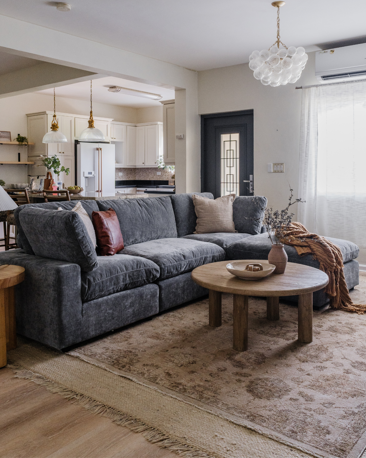 Shiloh 4pc Sectional Stone