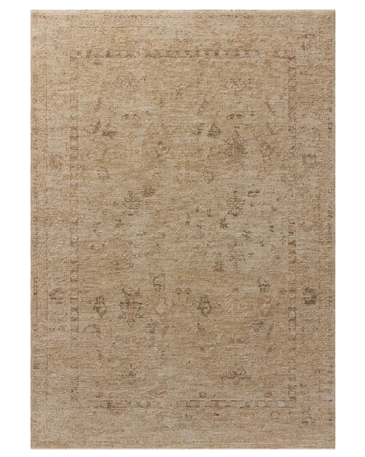 Willa 08 Wheat + Natural Polyester Rug
