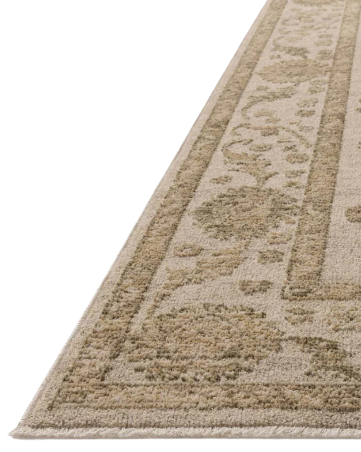 Willa 09 Dove + Forest Polyester Rug