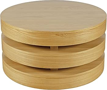 Chicago Natural Round Coffee Table