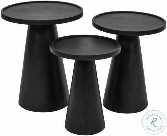 Zion Black Table Set